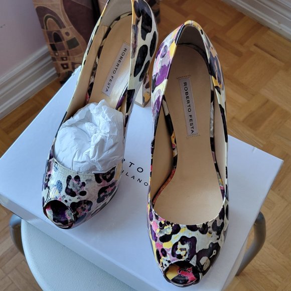 ROBERTO FESTA, Milano - High Heel shoes, Made in Italy, Size 36.5 - Picture 4 of 6